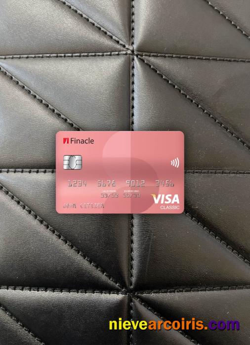 India Finacle bank visa classic card photolook